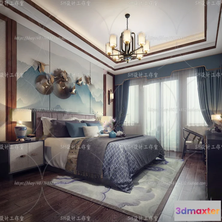 1114666 - BEDROOM 3D SCENES - VRAY RENDER - 587