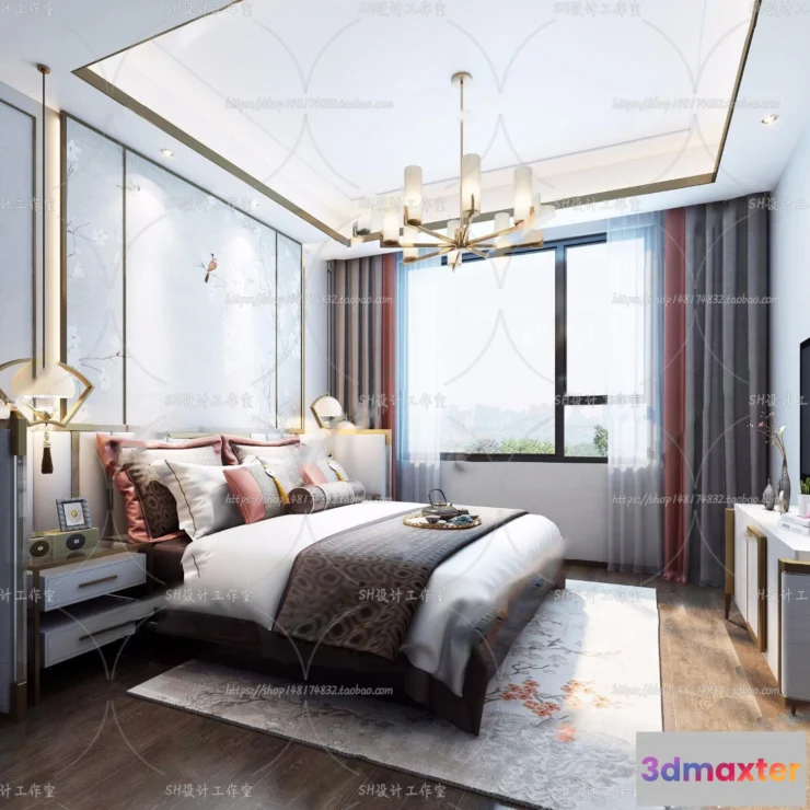1114674 - BEDROOM 3D SCENES - VRAY RENDER - 591