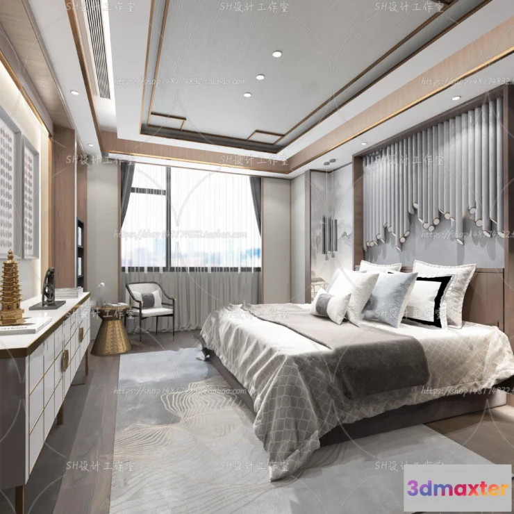 1114676 - BEDROOM 3D SCENES - VRAY RENDER - 592