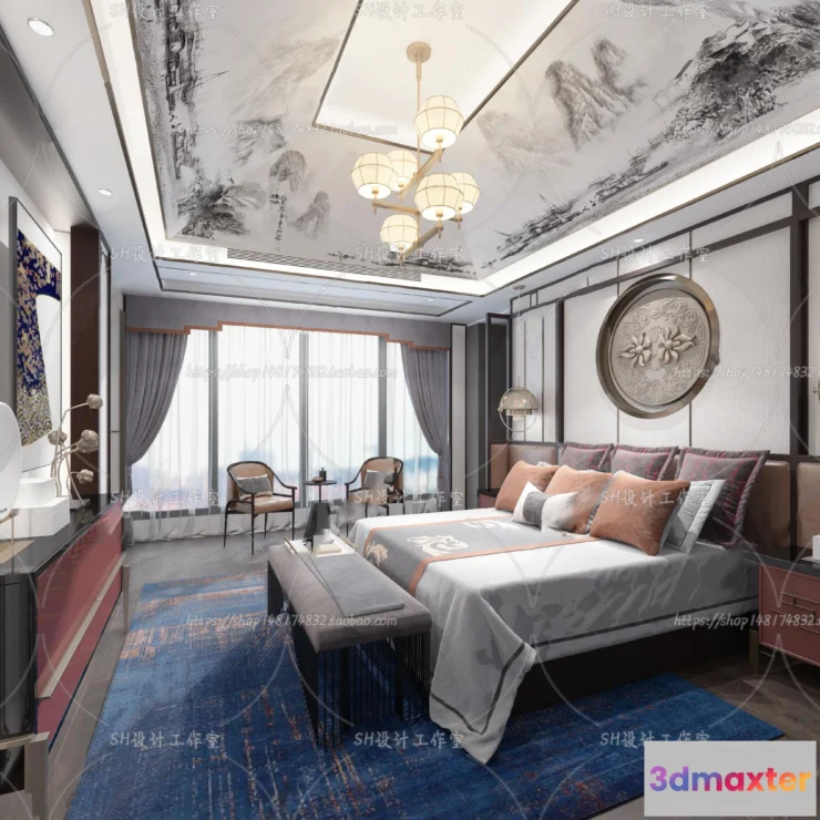 1114682 - BEDROOM 3D SCENES - VRAY RENDER - 595