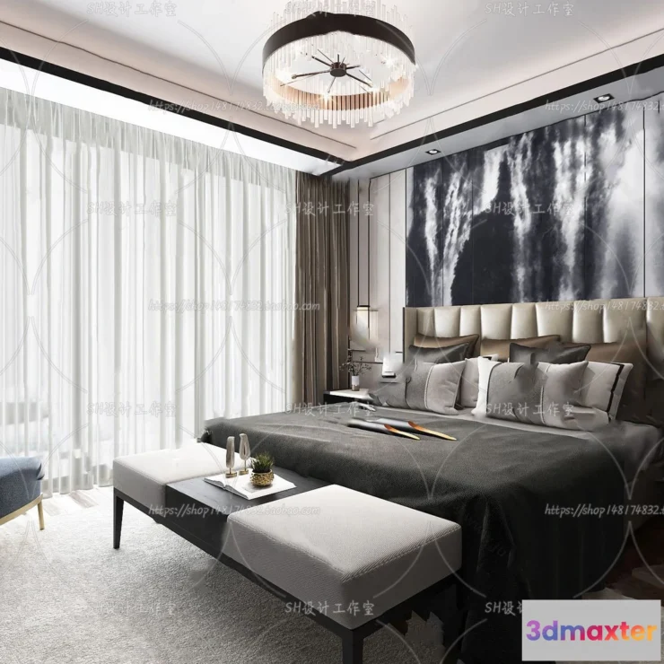 1114696 - BEDROOM 3D SCENES - VRAY RENDER - 602