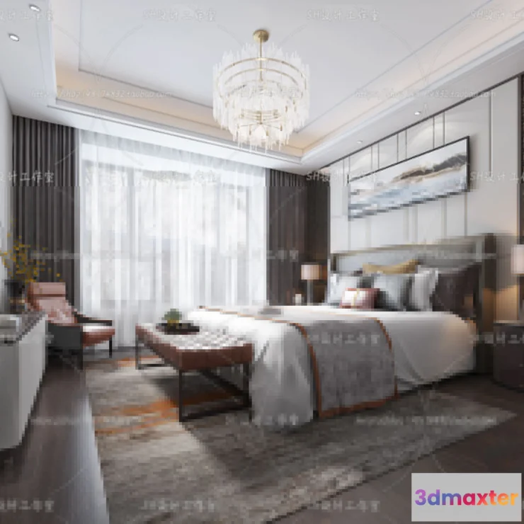 1114706 - BEDROOM 3D SCENES - VRAY RENDER - 607