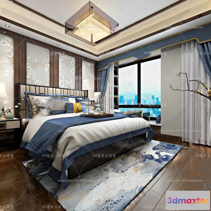 1114716 - BEDROOM 3D SCENES - VRAY RENDER - 612