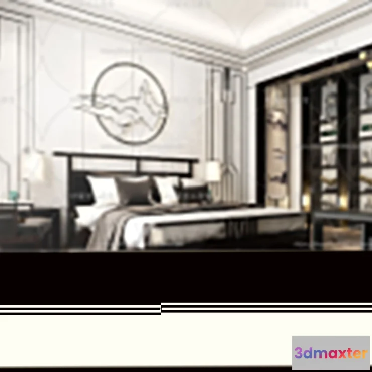 1114724 - BEDROOM 3D SCENES - VRAY RENDER - 616