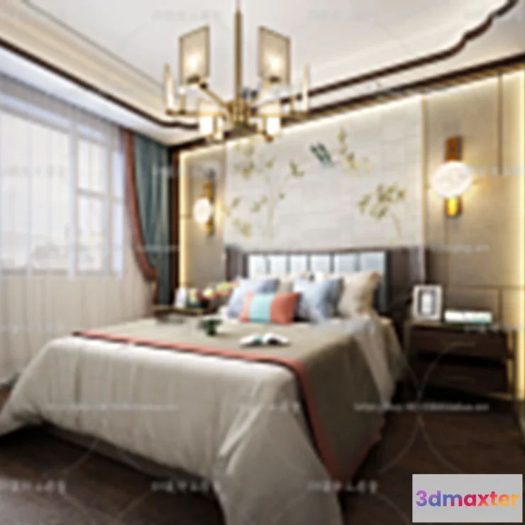 1114732 - BEDROOM 3D SCENES - VRAY RENDER - 620