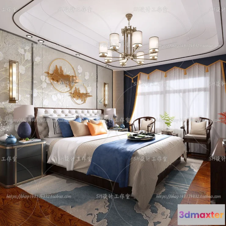 1114742 - BEDROOM 3D SCENES - VRAY RENDER - 625