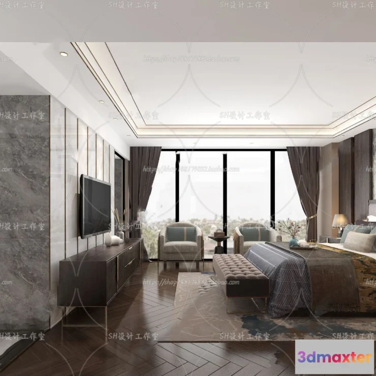 1114752 - BEDROOM 3D SCENES - VRAY RENDER - 630
