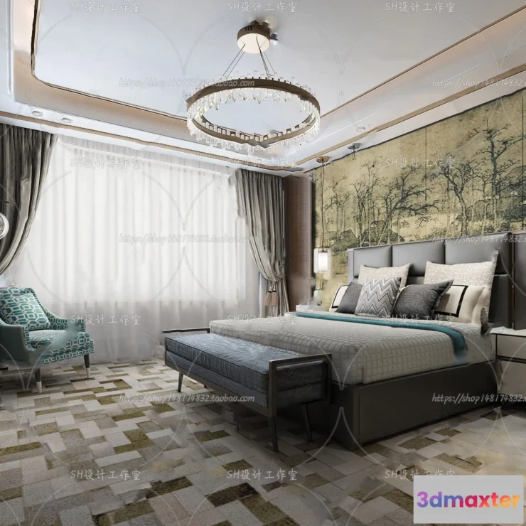 1114760 - BEDROOM 3D SCENES - VRAY RENDER - 634