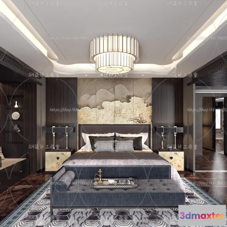 1114762 - BEDROOM 3D SCENES - VRAY RENDER - 635