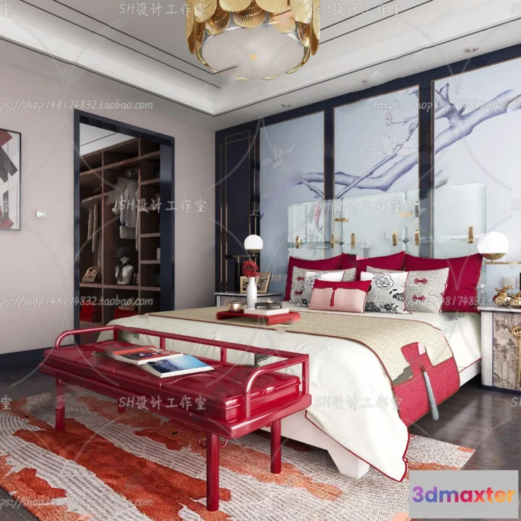 1114766 - BEDROOM 3D SCENES - VRAY RENDER - 637