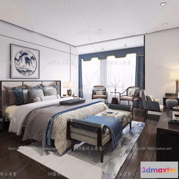 1114790 - BEDROOM 3D SCENES - VRAY RENDER - 649
