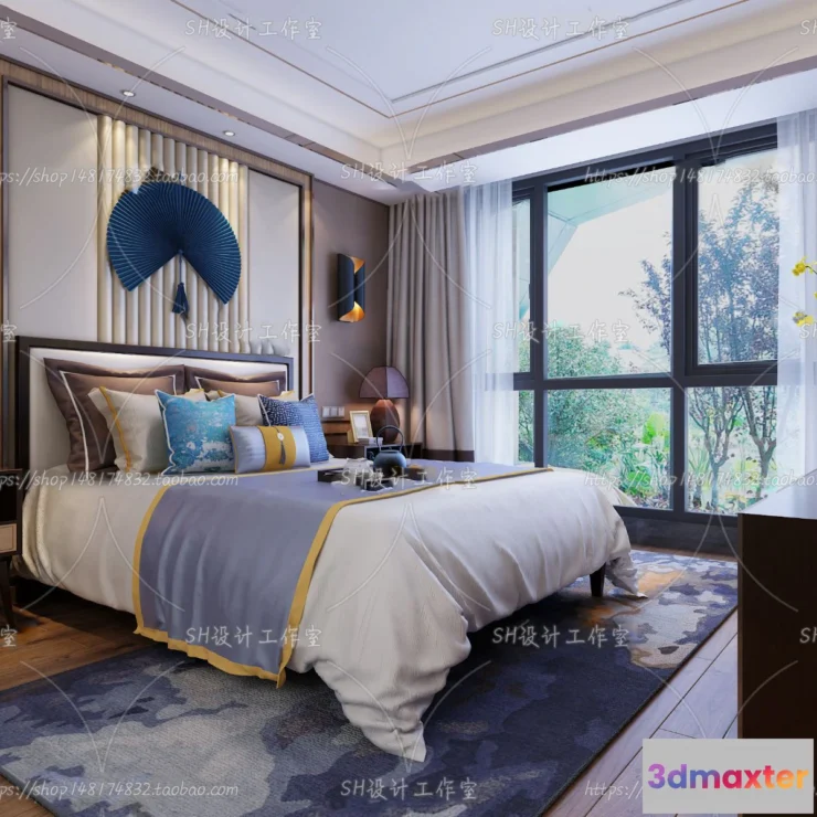 1114792 - BEDROOM 3D SCENES - VRAY RENDER - 650