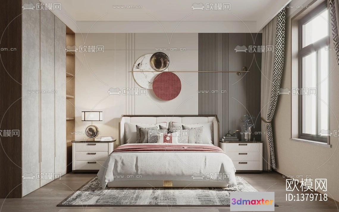 1142594 - Corona Render 3D Scenes - Bedroom - 0001