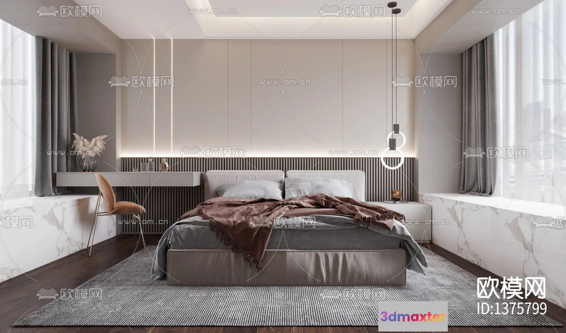 1142606 - Corona Render 3D Scenes - Bedroom - 0007