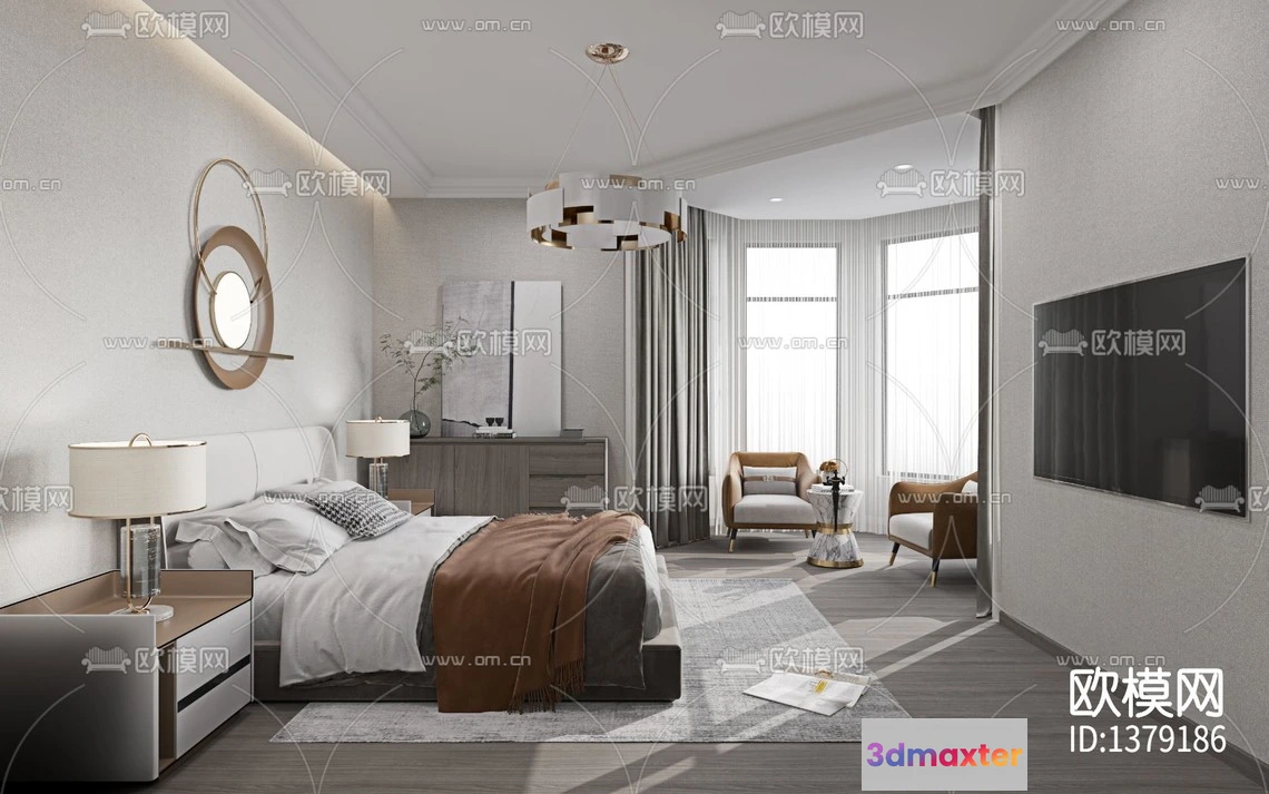 1142608 - Corona Render 3D Scenes - Bedroom - 0008