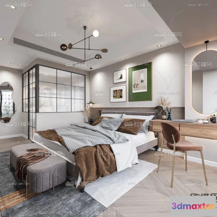 1142624 - Corona Render 3D Scenes - Bedroom - 0016