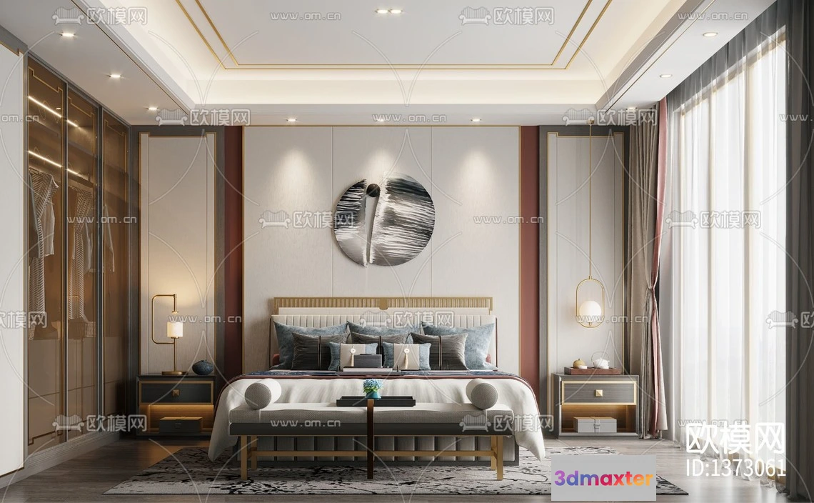 1142646 - Corona Render 3D Scenes - Bedroom - 0027