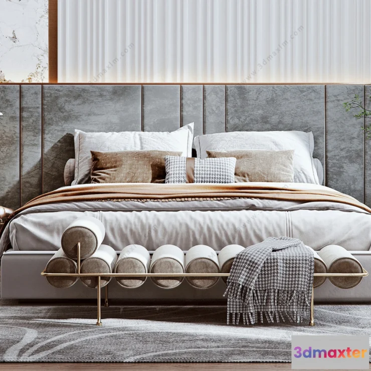 1154728 - MODERN INTERIOR 3D SCENES - BEDROOM - 0003