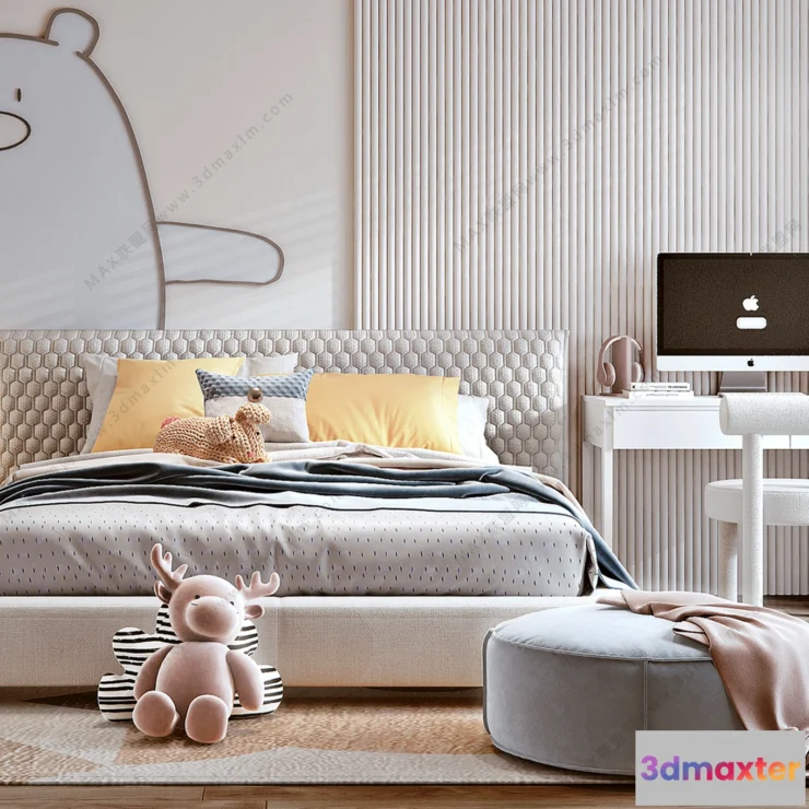 1154734 - MODERN INTERIOR 3D SCENES - BEDROOM - 0006