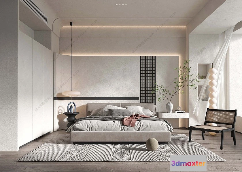 1154740 - MODERN INTERIOR 3D SCENES - BEDROOM - 0009