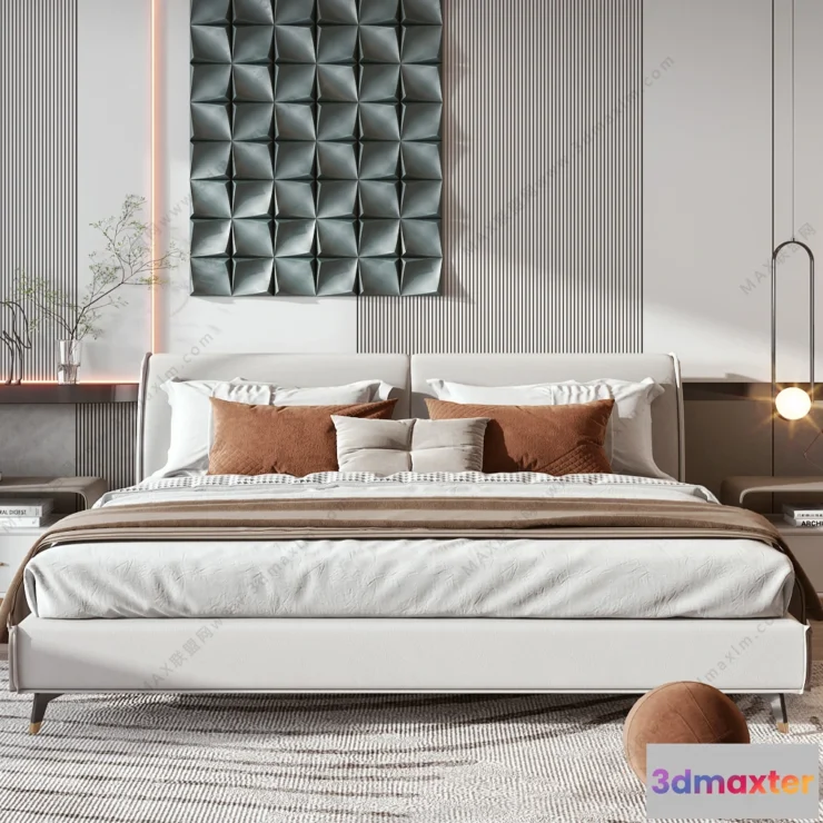 1154742 - MODERN INTERIOR 3D SCENES - BEDROOM - 0010