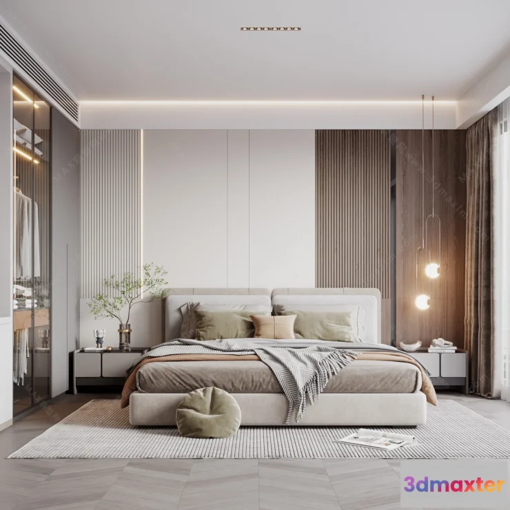 1154744 - MODERN INTERIOR 3D SCENES - BEDROOM - 0011