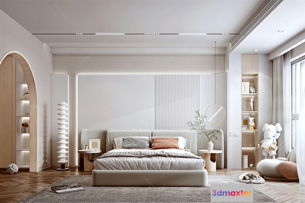 1154746 - MODERN INTERIOR 3D SCENES - BEDROOM - 0012