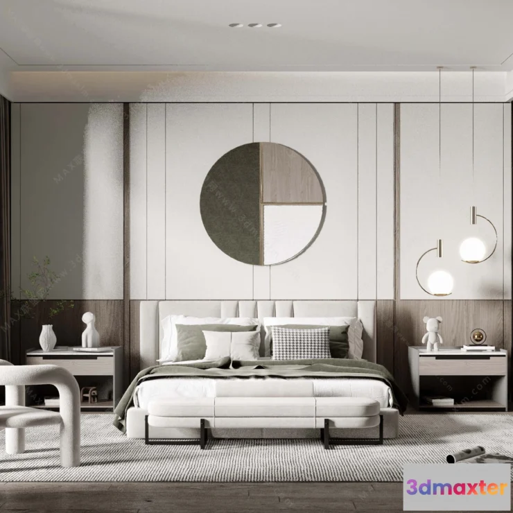 1154758 - MODERN INTERIOR 3D SCENES - BEDROOM - 0018