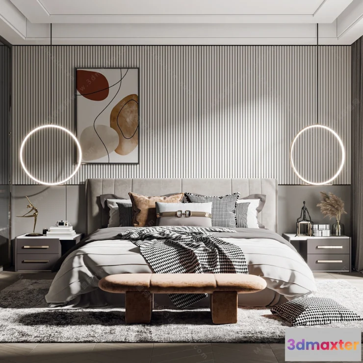 1154760 - MODERN INTERIOR 3D SCENES - BEDROOM - 0019