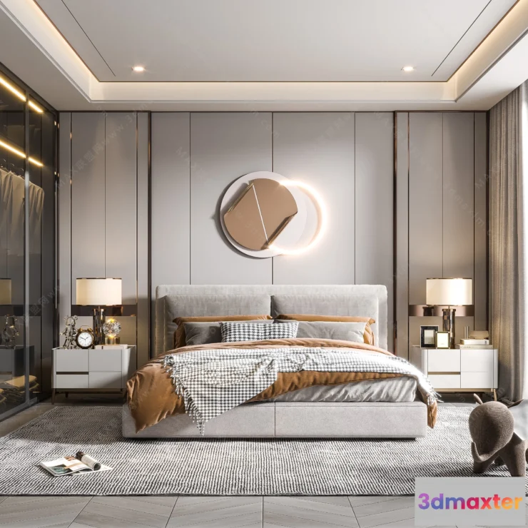 1154762 - MODERN INTERIOR 3D SCENES - BEDROOM - 0020
