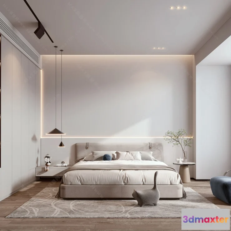 1154768 - MODERN INTERIOR 3D SCENES - BEDROOM - 0023