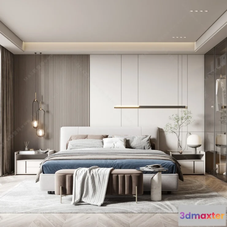 1154782 - MODERN INTERIOR 3D SCENES - BEDROOM - 0030