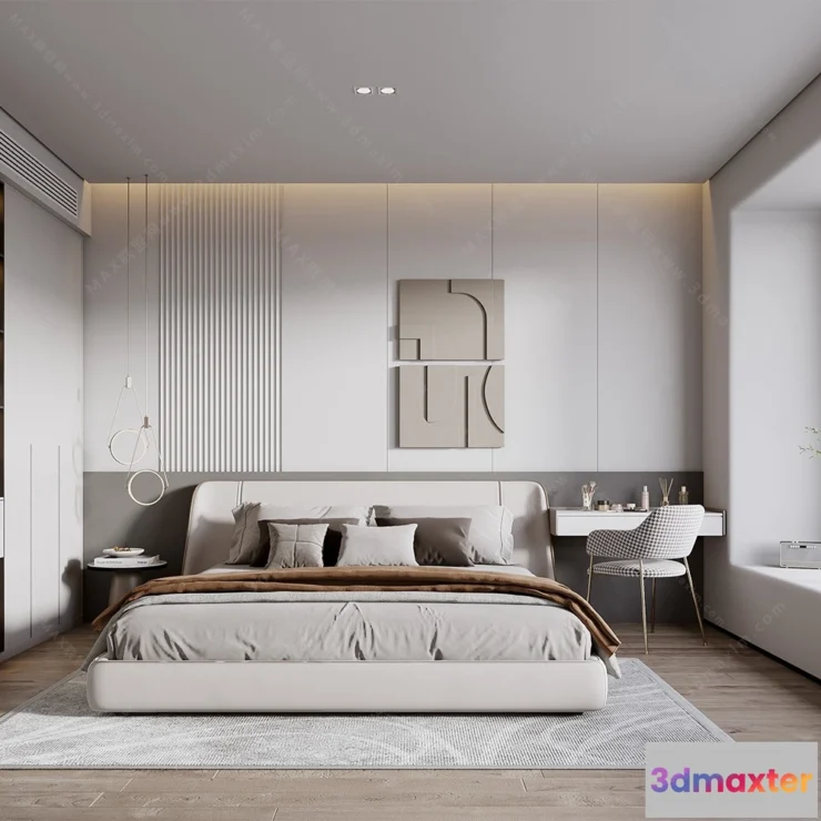 1154786 - MODERN INTERIOR 3D SCENES - BEDROOM - 0032