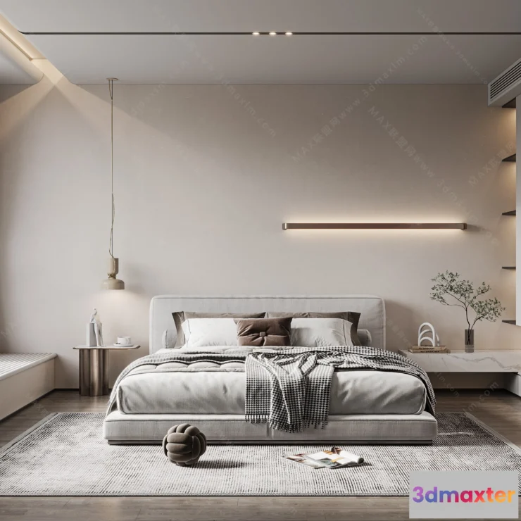 1154788 - MODERN INTERIOR 3D SCENES - BEDROOM - 0033