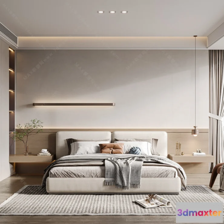 1154790 - MODERN INTERIOR 3D SCENES - BEDROOM - 0034
