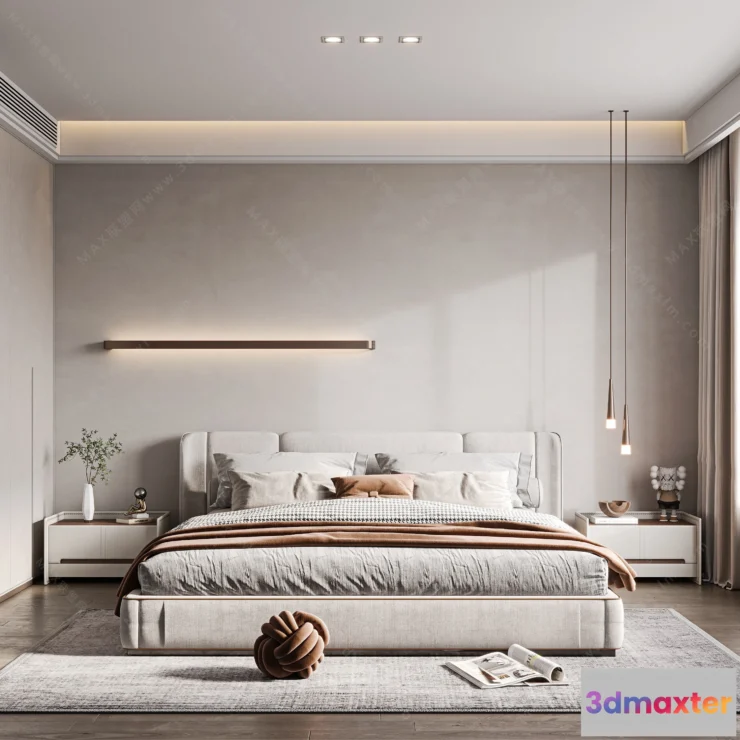1154792 - MODERN INTERIOR 3D SCENES - BEDROOM - 0035
