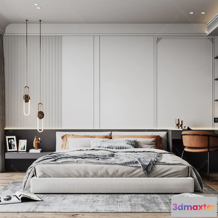 1154802 - MODERN INTERIOR 3D SCENES - BEDROOM - 0040