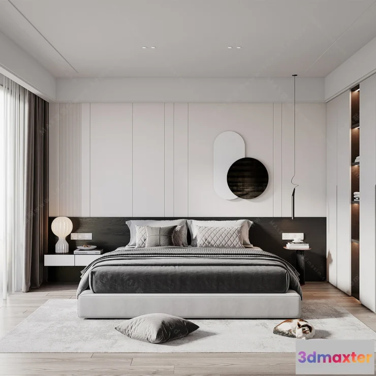 1154810 - MODERN INTERIOR 3D SCENES - BEDROOM - 0044