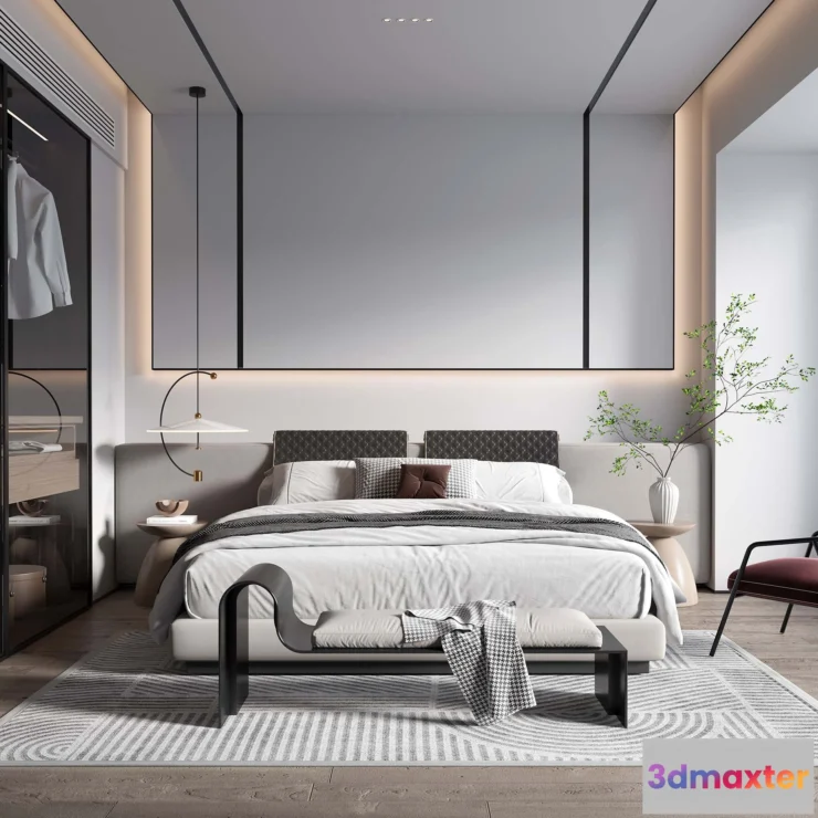 1155696 - HOUSE SPACE 3D SCENES - BEDROOM - 0036