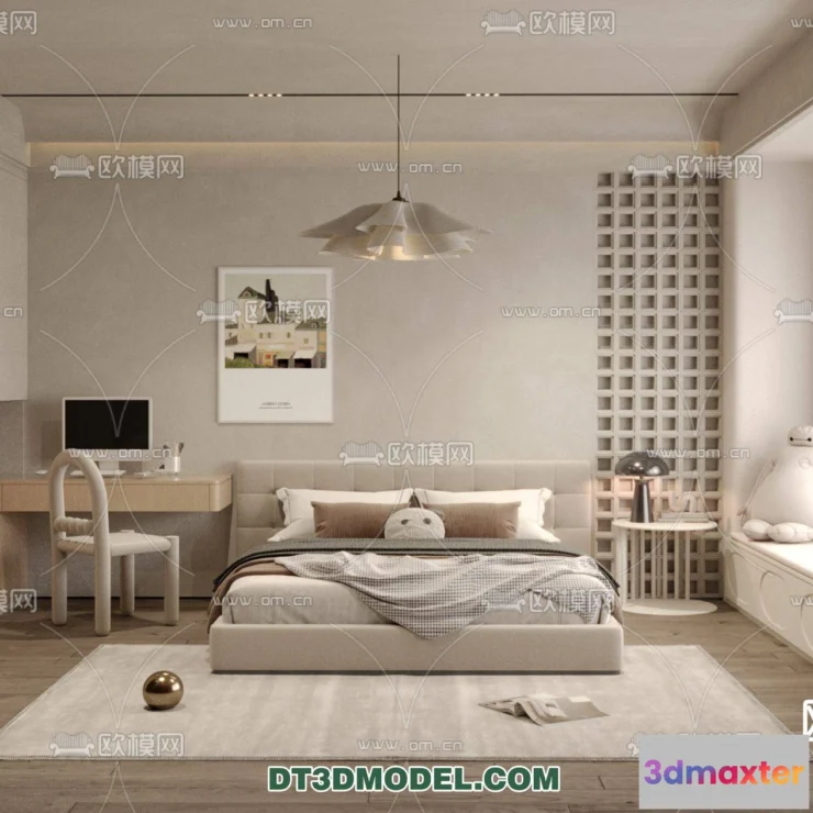 1162564 - WABI SABI STYLE 3D MODELS - BEDROOM - 0010