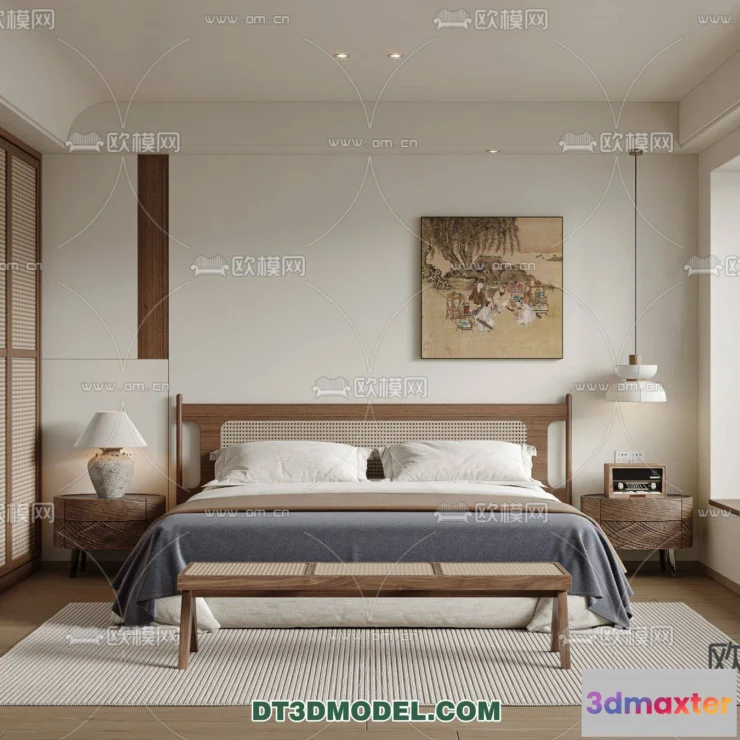 1162582 - WABI SABI STYLE 3D MODELS - BEDROOM - 0019