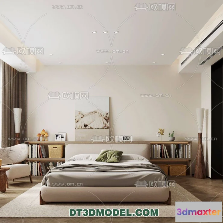 1162640 - WABI SABI STYLE 3D MODELS - BEDROOM - 0048
