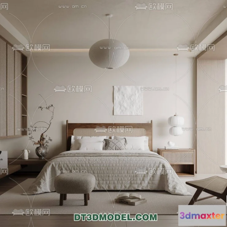 1162642 - WABI SABI STYLE 3D MODELS - BEDROOM - 0049