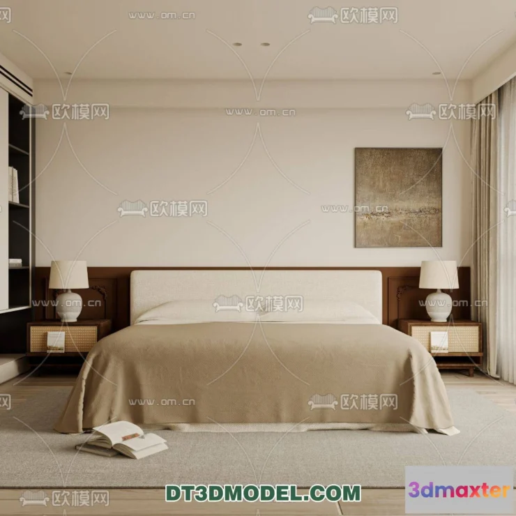 1162664 - WABI SABI STYLE 3D MODELS - BEDROOM - 0060