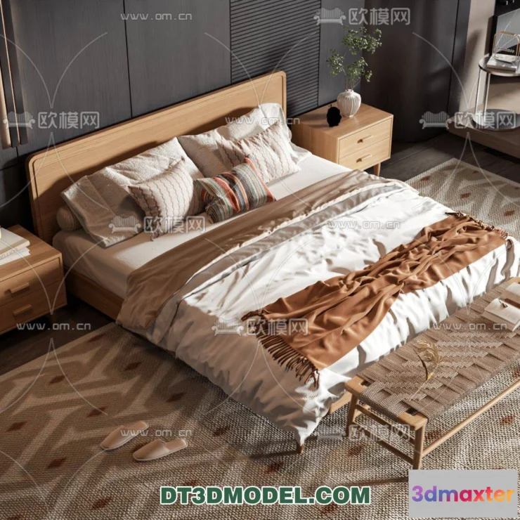 1162680 - WABI SABI STYLE 3D MODELS - BEDROOM - 0068