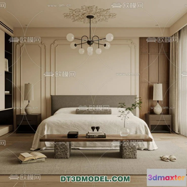 1162686 - WABI SABI STYLE 3D MODELS - BEDROOM - 0071