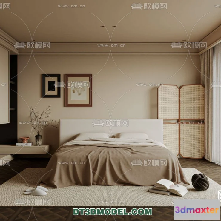 1162696 - WABI SABI STYLE 3D MODELS - BEDROOM - 0076