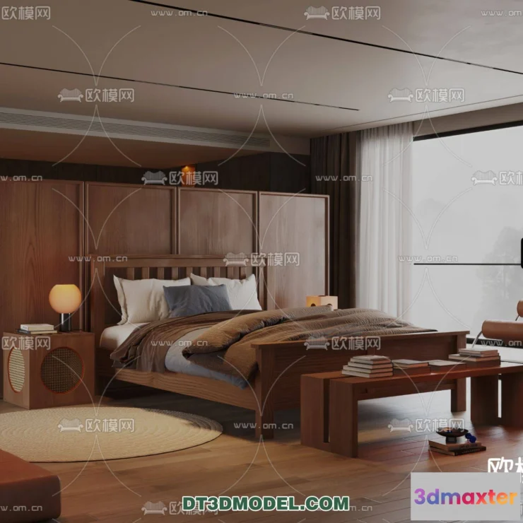 1162716 - WABI SABI STYLE 3D MODELS - BEDROOM - 0086