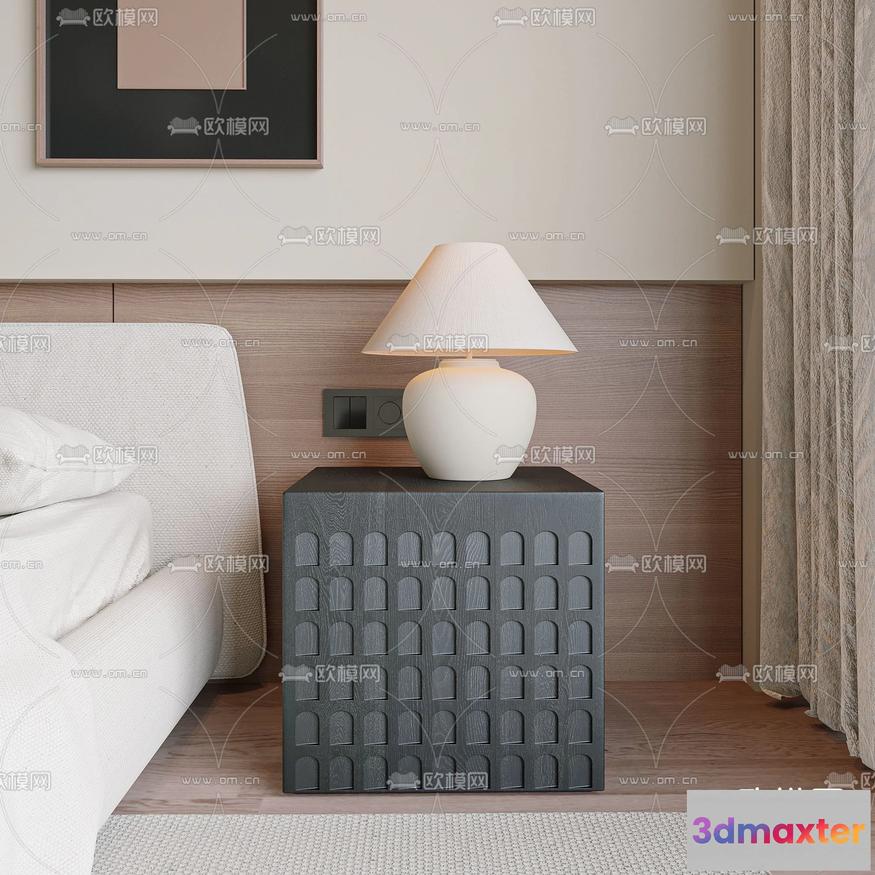 1162982 - WABI SABI STYLE 3D MODELS - BEDSIDE TABLES - 0006