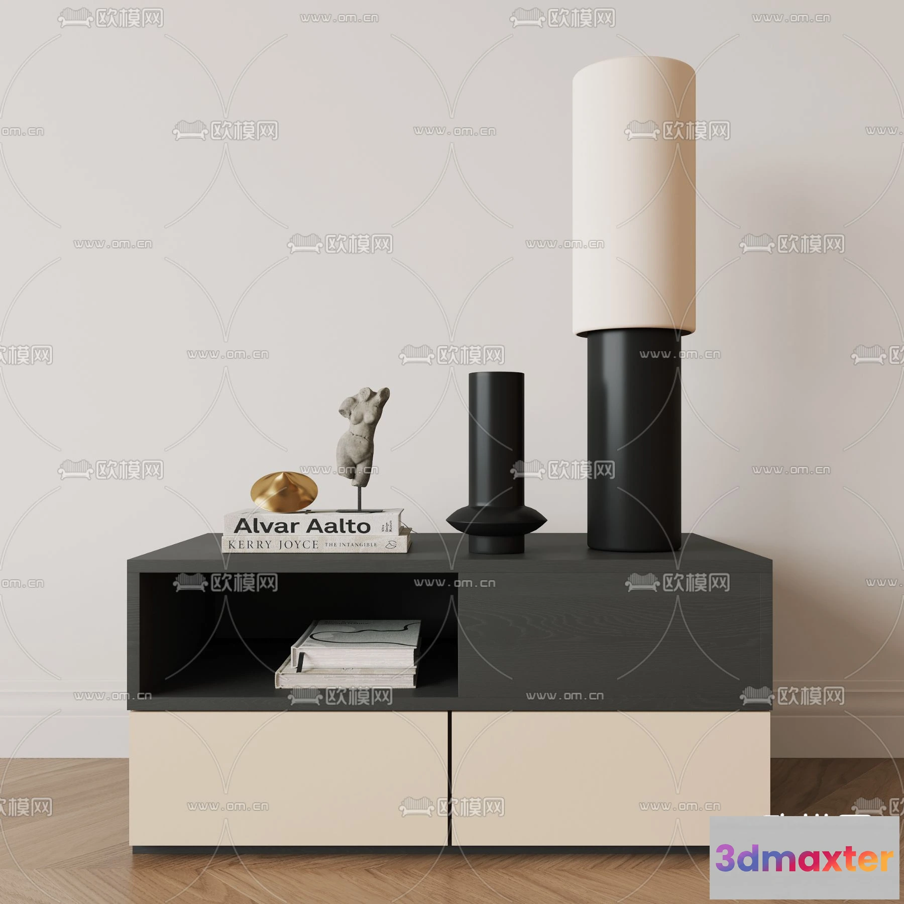 1163002 - WABI SABI STYLE 3D MODELS - BEDSIDE TABLES - 0016